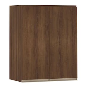 Armário Para Cozinha 60 Cm 2 Portas Dourado C/ Dourado