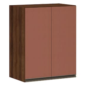 Armário Para Cozinha 60 Cm 2 Portas Dourado Com Gaia