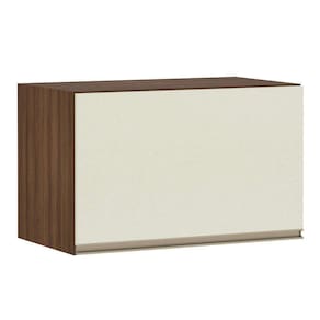 Armário Para Cozinha 60 Cm 1 Porta Dourado Com Kashmir