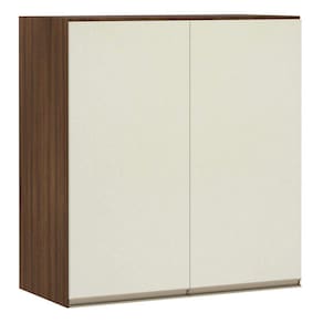 Armário Para Cozinha 70 Cm 2 Portas Dourado Com Kashmir