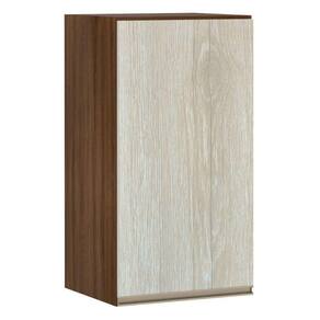 Armário Para Cozinha 35 Cm 1 Porta Dourado Com Crema