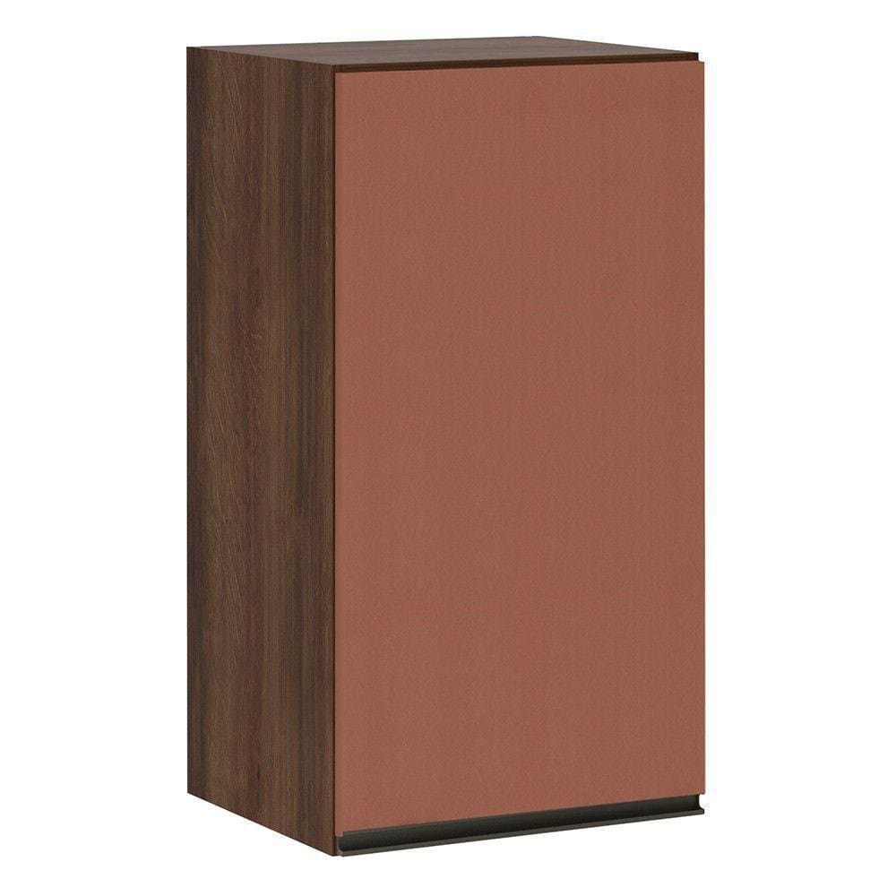 Armário Para Cozinha 35 Cm 1 Porta Dourado Com Gaia