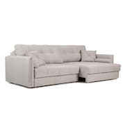 sofá 3 lugares retrátil e reclinável prime linho cinza 230 cm