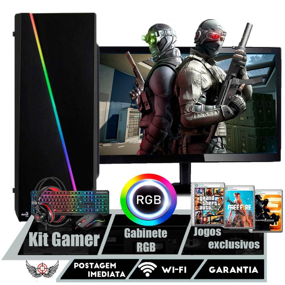 Pc gamer barato gta rp  Black Friday Casas Bahia