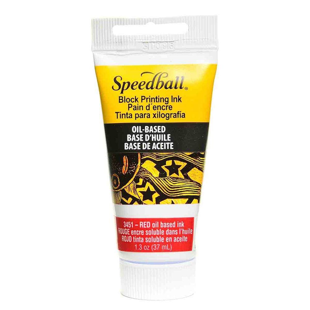 Tinta de Xilogravura SpeedBall Base Oleo 3451 Red 37ml