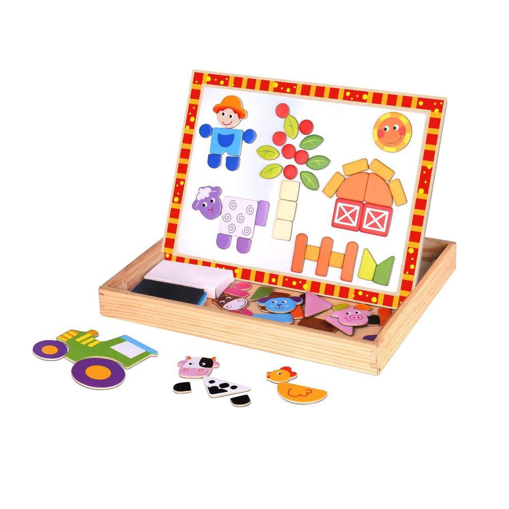 Quebra Cabeça Magnético Fazenda Tooky Toy