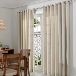 Cortina Decorativa 300X260Cm Decotherm Corta-Luz Nápoles D