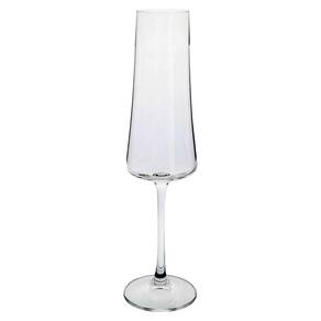 Jg.6 Taças p/Champagne de Cristal Xtra Transparente 210ml