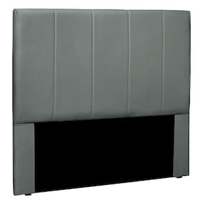 Cabeceira Decorativa Queen Size 1,60m Erza Veludo Cinza