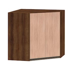 Armário Para Cozinha Canto 2 Portas Dourado Com Cumaru