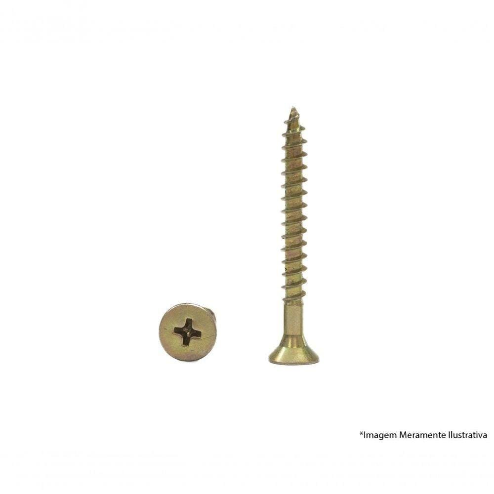 Parafuso Chipboard Chata 3,0X30 C/500Pç