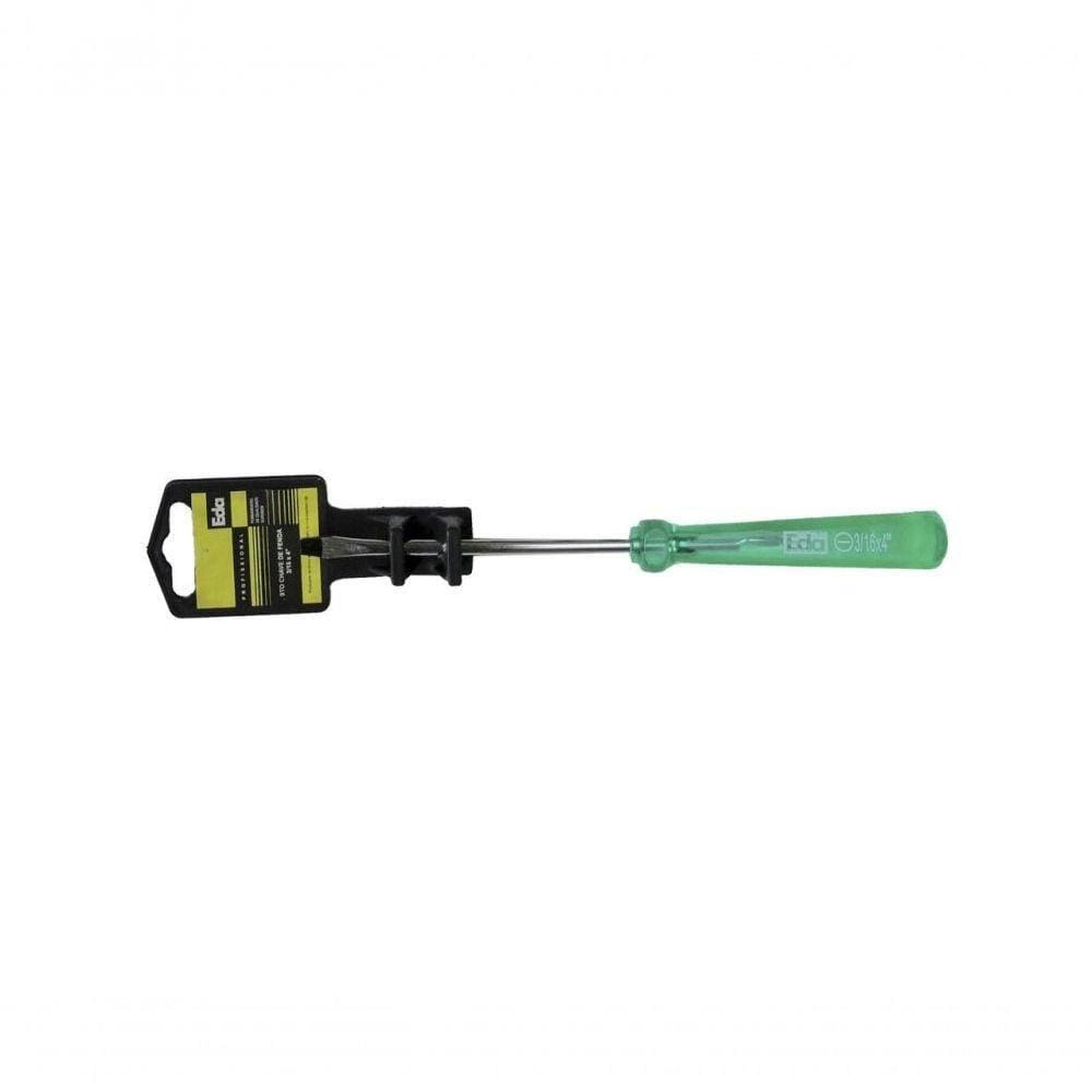 Chave Fenda P.magn Acetato Verde B 3/16equot;x 4equot;