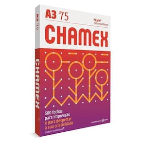 Resma De Papel Sulfite Chamex Com 500 Folhas 75 Gramas