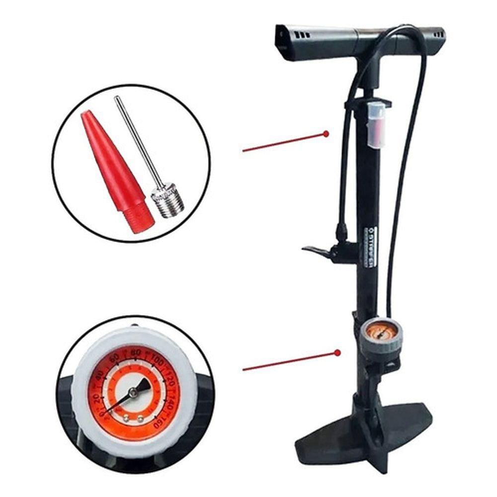 Bomba de Ar Manual para Encher Pneu Bicicleta Bola Bike 160psi - Starfer