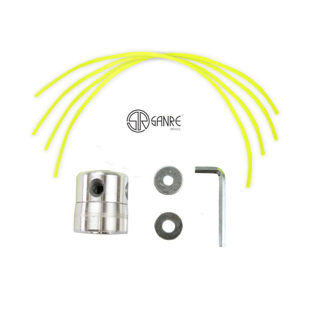 Carretel Alumínio Roçadeira Nylon Fixo M1 25,4mm - Sanre Brasil