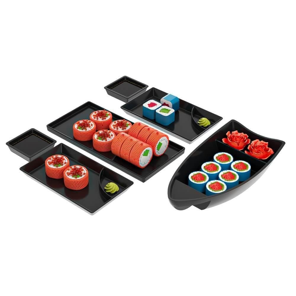 Jogo Para Comida Japonesa Btc 2 Pessoas 25 7x17cm