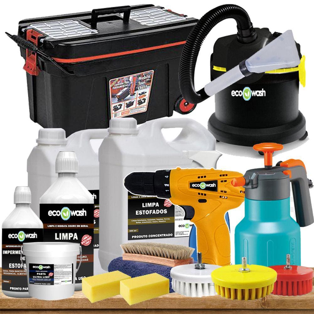 Kit Delivery Lava A Seco Estofados Sofá Colchão + Carrinho