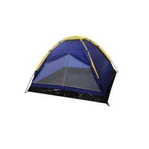 Barraca Camping 4 Lugares Porta Dupla Azul Importway Iwbc4p