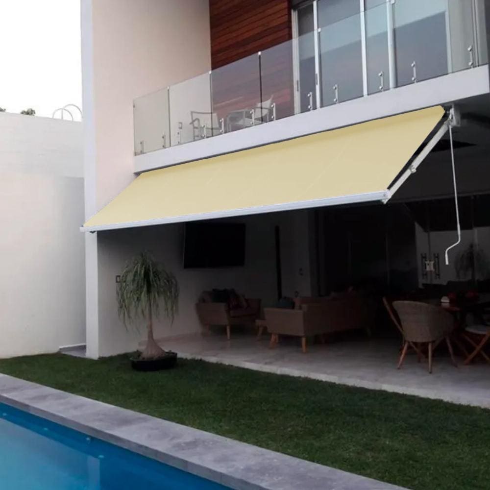 Tecido Toldo Náutico Areia 0.50x1.50 Metros 350 G/m²