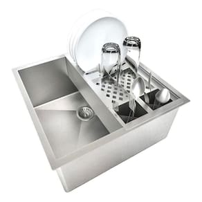 Jogo Cuba 40X40 Inox 304 + Calha Escorredor Embutir