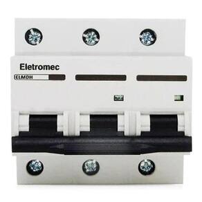 Disjuntor Tripolar 125A Curva C 6Ka 415V Eletromec