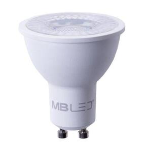 Kit 6 Lampada 6000K Led Dicroica 6W Mr16 Gu10 Lup08