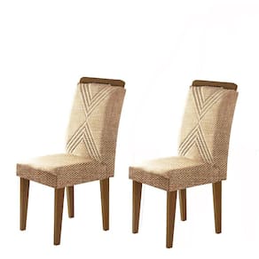 Conjunto com 2 Cadeiras Amsterdã Linho Rustico Rufato