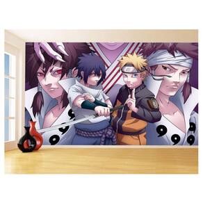 Quadro em Mosaico Decorativo Naruto Anime Desenho Quarto Sala