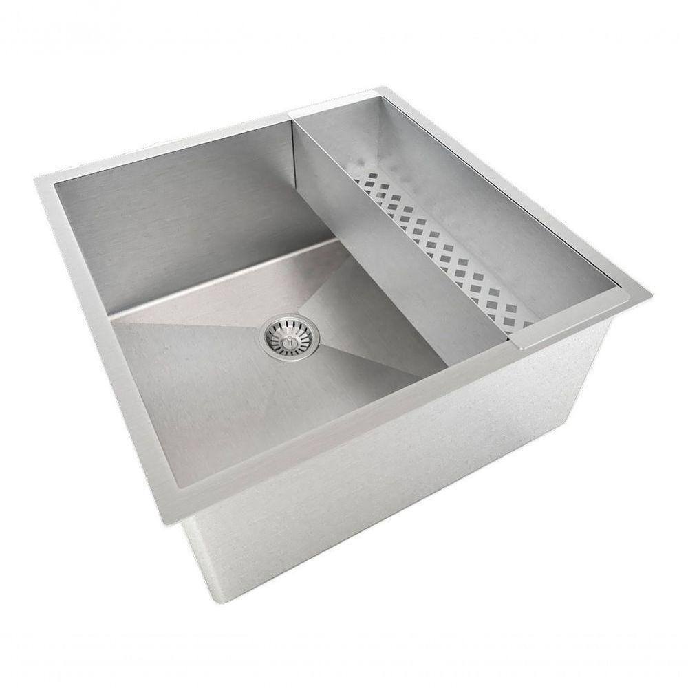 Combo Cuba 40X40 Cozinha Canal Escorredor Organizadora