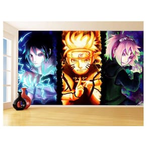 Quadro Anime Naruto Shippuden Desenho Com Moldura G03