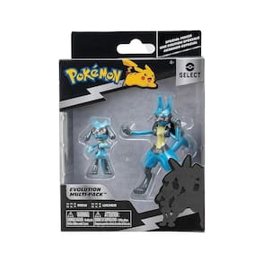 Pokemon Multipack De Evoluçao Figuras Riolu E Lucario 3287