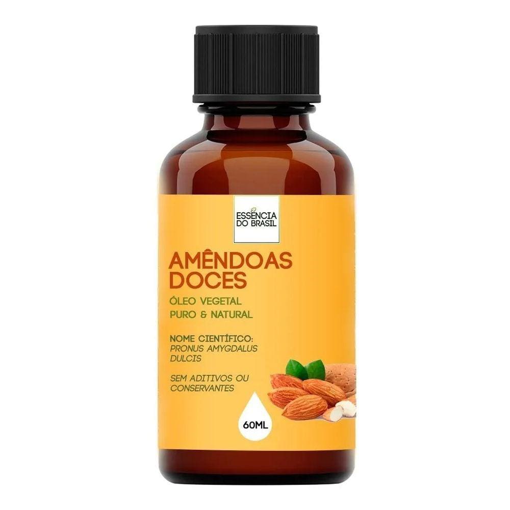 Óleo Vegetal de Amêndoas Doces - 60ml Puro e Natural