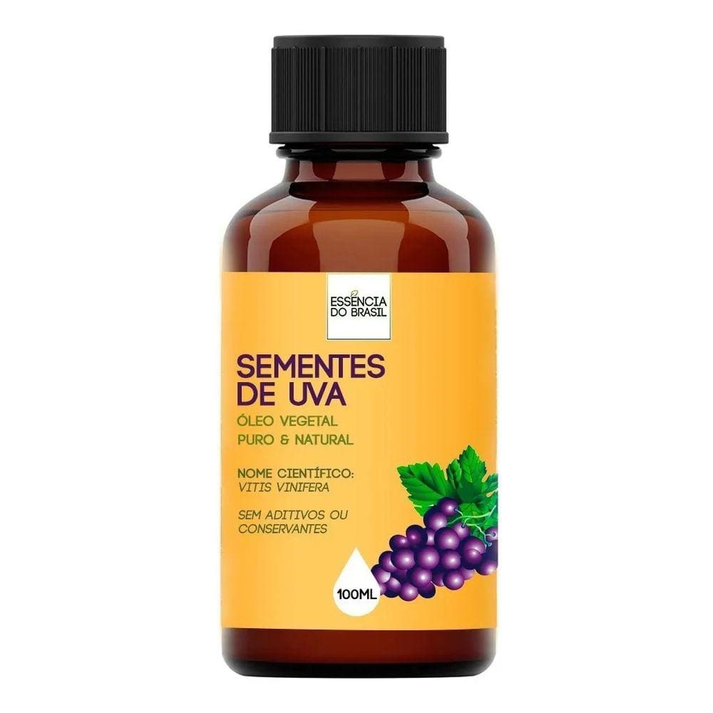 Óleo Vegetal de Sementes de Uva - 100ml Puro e Natural