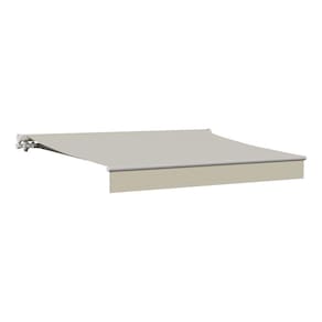 Toldo Retrátil Manual Aço E Poliéster Bege 3x2m - Deluxe