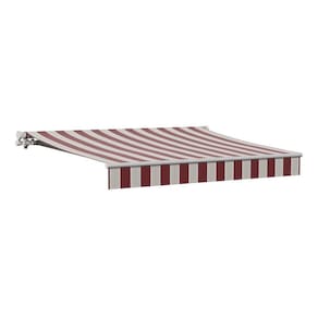 Toldo Retrátil Manual Aço E Poliéster Listrado 3x2m - Deluxe