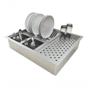 Kit Cuba 50X40 Acetinada Canal Calha Escorredor Luxuoso