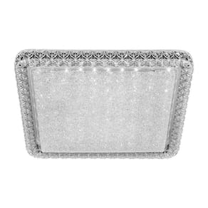 Plafon Led De Sobrepor Shine Pontilhado 28cm 18w 3000k Bivolt Branco - Blumenau