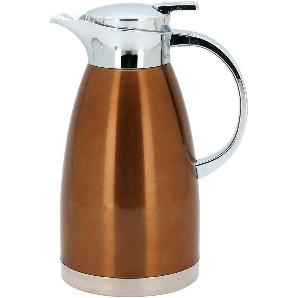 Garrafa Térmica 1,8L Inox Dourado - Gs Internacional