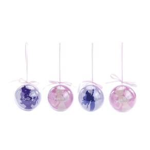 Kit 4 Pçs Bolas Acrílicas Princesas 10cm 1109048