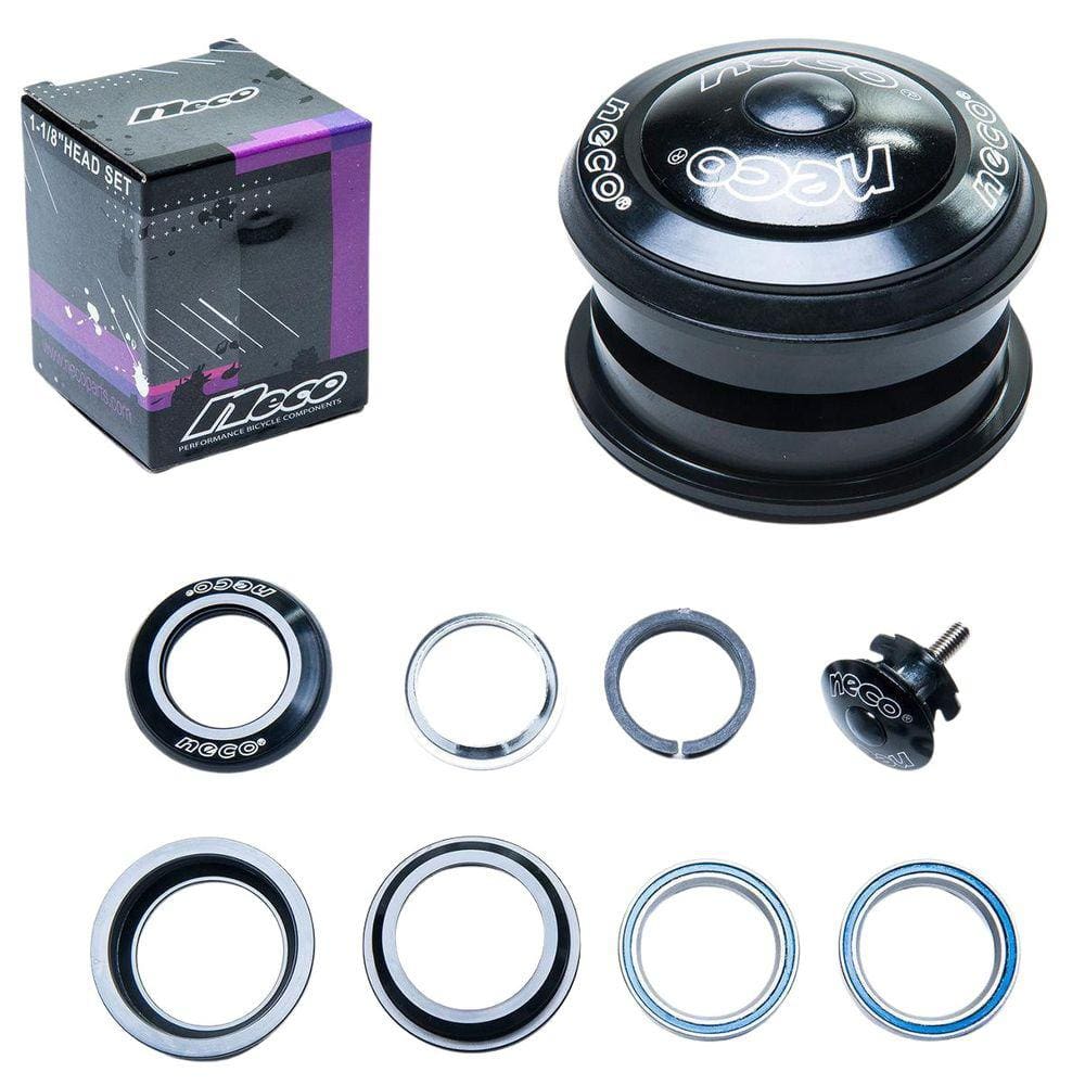 Caixa De Direção Neco H125 Zs 44/30 1.1/8 Rolamento Preto