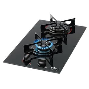 Cooktop em Vidro 2 Bocas a Gás Bivolt Fit Line Fischer Preto