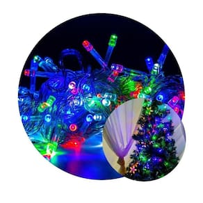 Cordão Com 100 Leds Pequena 10 Metros Fio Crystal Colorido