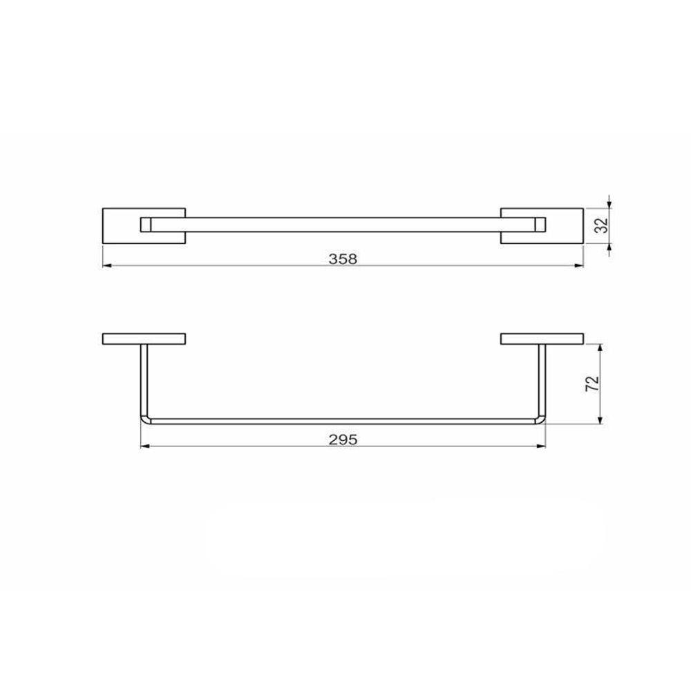 Porta Toalha Perflex Dom Rosê Fosco