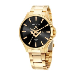 Relógio Seculus Masculino Maçonaria 44116GPSVDA2