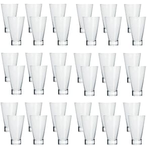 Jogo 36 Copos 400ml para Água Suco Long Drink Ilhabela Nadir Figueiredo Transparente