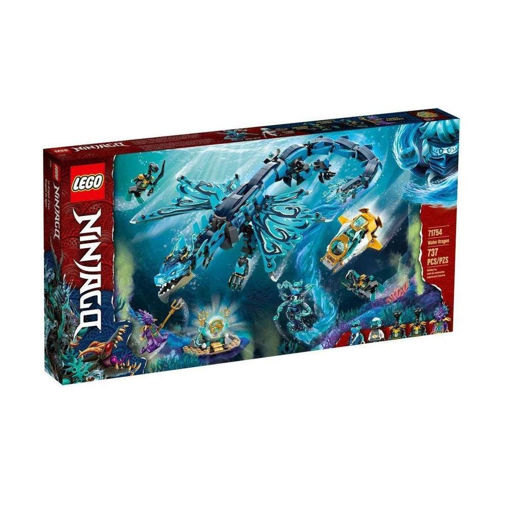 Blocos De Montar Lego Ninjago Dragao Da Agua 737 Peças 71754