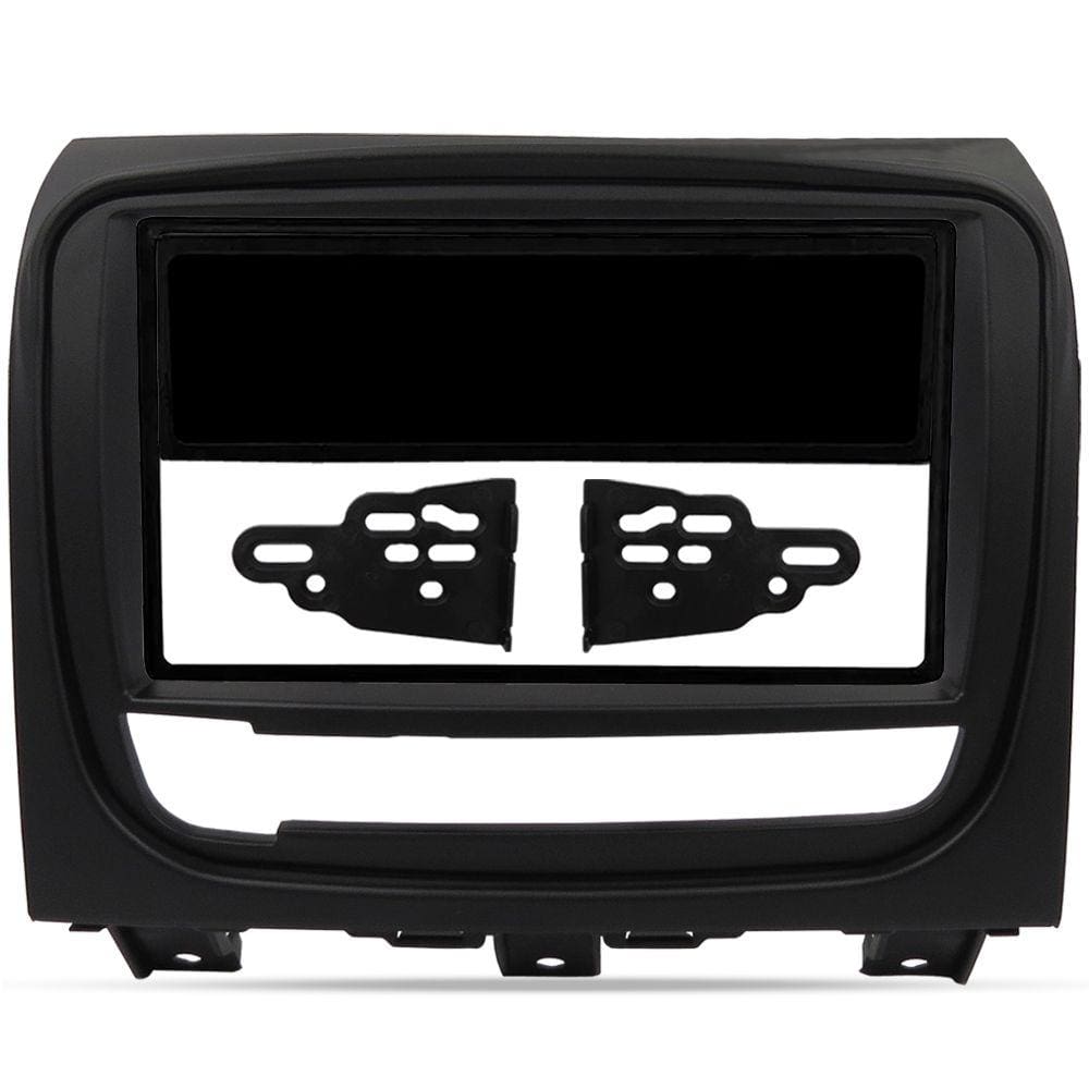 Moldura De Painel 1 Din Palio Weekend Adventure Strada Siena EL 2012 à 2020 - Preto