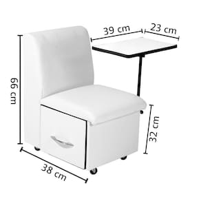 Cadeira Para Manicure Cirandinha E Ciranda Branca