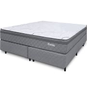 Cama Box Colchão King Espuma D45 Extra Firme Ortopédico Antialérgico Certificado 193x203x58cm - BF Colchões