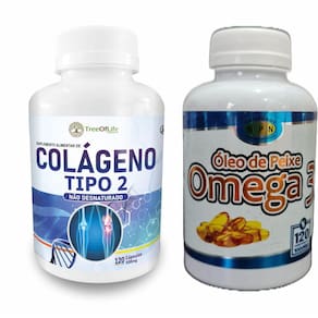 Ômega 3 120 Cápsulas 1000Mg + Colágeno Tipo 2 Uc Ii 120